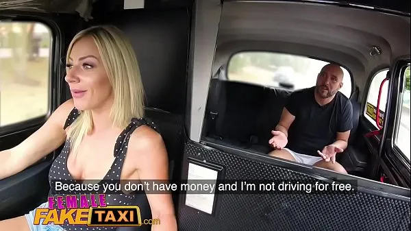 Watch Female Fake Taxi Busty blonde rides lucky passengers cock to pay fare energy Clips