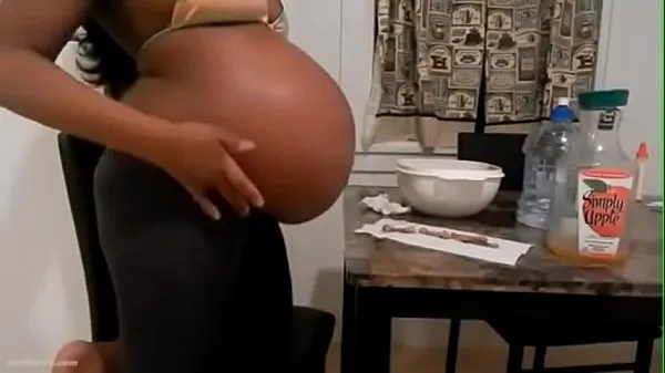 Watch Edenn - Pregnant Belly Stuffing energy Clips
