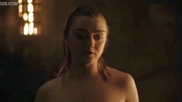 Titta på Maisie Williams/Arya Stark Hot Scene-Game Of Thrones energiklipp
