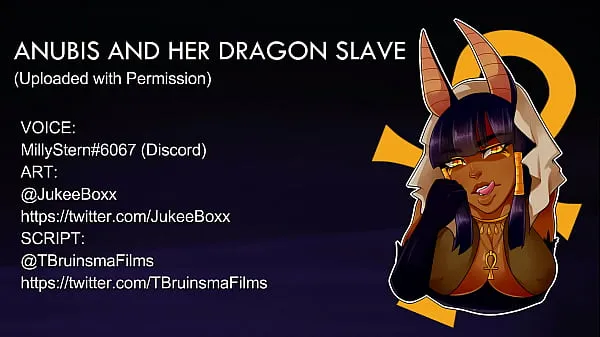 Watch ANUBIS AND HER DRAGON SLAVE ASMR energy Clips