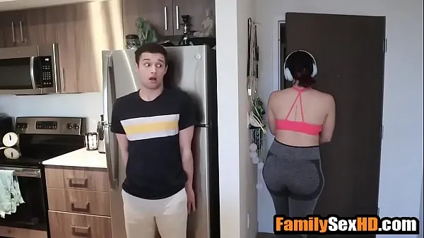 Watch Pranking & fucking my fat ass step sister during quarrantine energy Clips