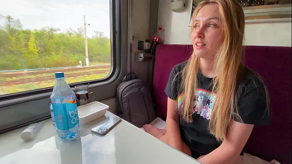 Bekijk Married stepmother Alina Rai had sex on the train with a stranger energieclips