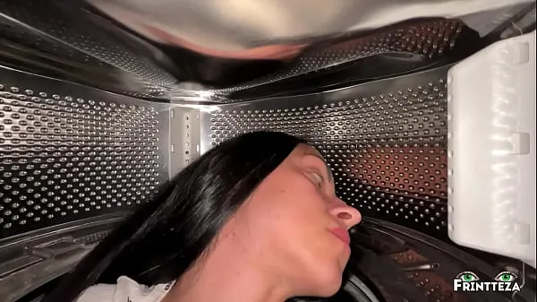 Watch Stepson fucked Stepmom while she in inside of washing machine. Anal Creampie energy Clips